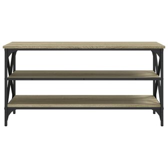 Tv-meubel 100x40x50 cm bewerkt hout sonoma eikenkleurig 4