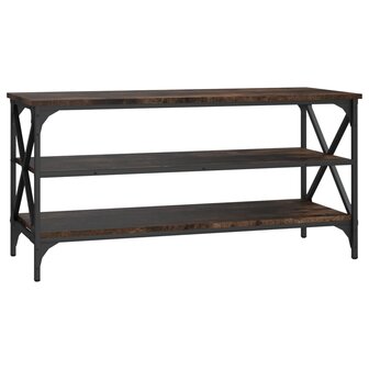 Tv-meubel 100x40x50 cm bewerkt hout gerookt eikenkleurig 2