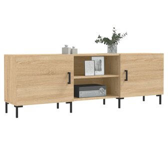 Tv-meubel 150x30x50 cm bewerkt hout sonoma eikenkleurig 3