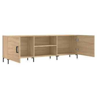 Tv-meubel 150x30x50 cm bewerkt hout sonoma eikenkleurig 6