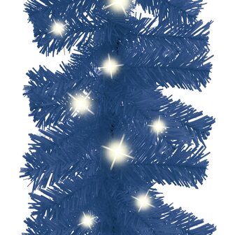 Kerstslinger met LED-lampjes 5 m blauw 4