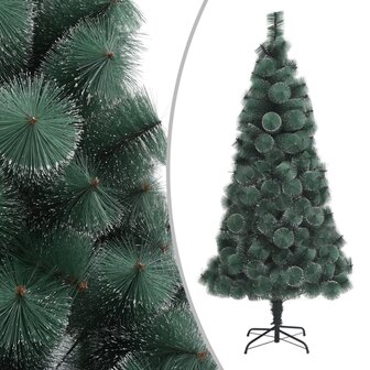 Kunstkerstboom met standaard 210 cm PET groen 1