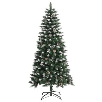 Kunstkerstboom met standaard 120 cm PVC groen 2