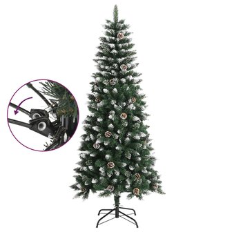 Kunstkerstboom met standaard 150 cm PVC groen 3