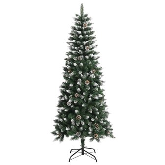 Kunstkerstboom met standaard 180 cm PVC groen 2