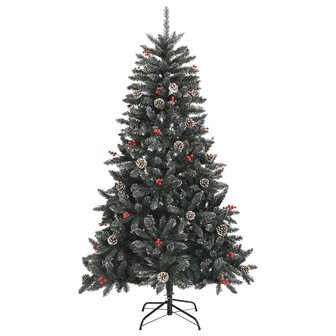 Kunstkerstboom met standaard 150 cm PVC groen 2