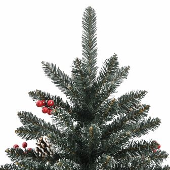 Kunstkerstboom met standaard 180 cm PVC groen 5