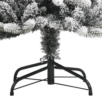 Kunstkerstboom met sneeuw 150 cm PVC en PE 4