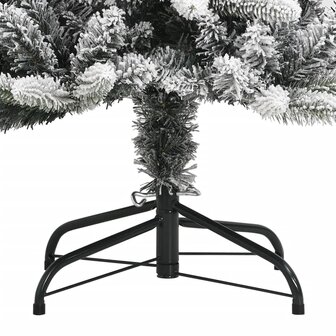 Kunstkerstboom met sneeuw 180 cm PVC en PE 4