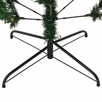 Kunstkerstboom met scharnieren en standaard 210 cm 6