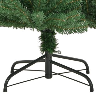 Kunstkerstboom met scharnieren met standaard 120 cm groen 4