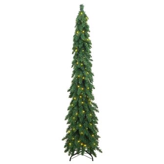 Kunstkerstboom met verlichting 130 LED&amp;apos;s 210 cm 3