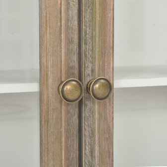 Wandkast 49x22x59 cm bewerkt hout wit 7