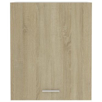 Hangkast 50x31x60 cm bewerkt hout sonoma eikenkleurig 7