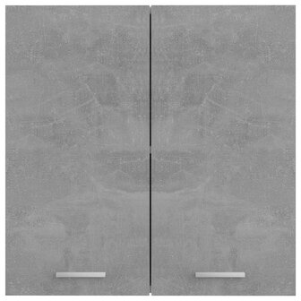 Hangkast 60x31x60 cm bewerkt hout betongrijs 6