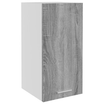 Hangkast 29,5x31x60 cm bewerkt hout grijs sonoma eikenkleurig 2