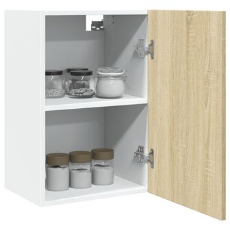 Hangkast 39,5x31x60 cm bewerkt hout sonoma eikenkleurig 3