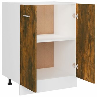 Onderkast 60x46x81,5 cm bewerkt hout gerookt eikenkleurig 7