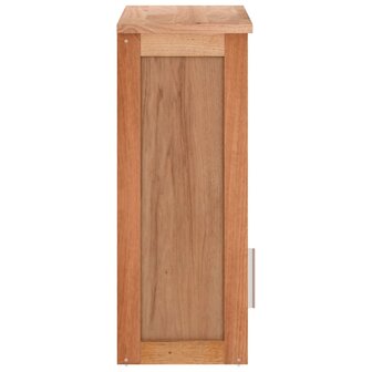 Badkamerkast wandgemonteerd 42x23x60 cm massief walnotenhout 5