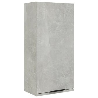 Badkamerkast wandgemonteerd 32x20x67 cm betongrijs 2