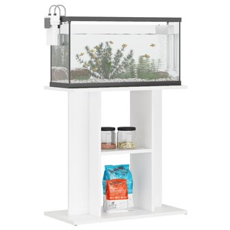 Aquariumstandaard 60x30x60 cm bewerkt hout wit 3