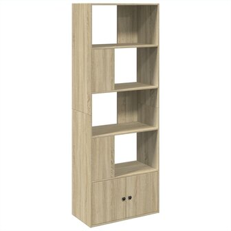 Boekenkast 70x36x189 cm bewerkt hout sonoma eikenkleurig 2