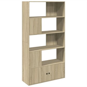 Boekenkast 100x36x189 cm bewerkt hout sonoma eikenkleurig 2