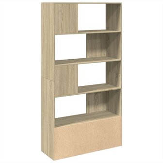 Boekenkast 100x36x189 cm bewerkt hout sonoma eikenkleurig 5