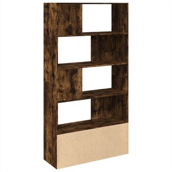 Boekenkast 100x36x189 cm bewerkt hout gerookt eikenkleurig 5