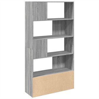 Boekenkast 100x36x189 cm bewerkt hout grijs sonoma eikenkleurig 5