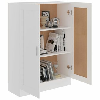 Boekenkast 82,5x30,5x115 cm bewerlt hout wit 4