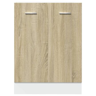 Onderkast 60x46x81,5 cm bewerkt hout sonoma eikenkleurig 5