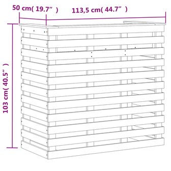 Tuinbartafel 113,5x50x103 cm massief douglashout 9