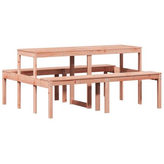 Picknicktafel 160x134x75 cm massief douglashout 2