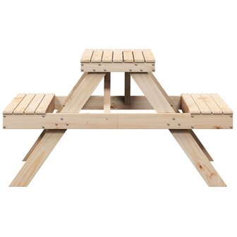 Picknicktafel 105x134x75 cm massief grenenhout 5