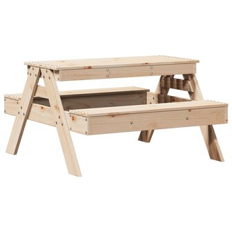 Picknicktafel voor kinderen 88x97x52 cm massief grenenhout 6