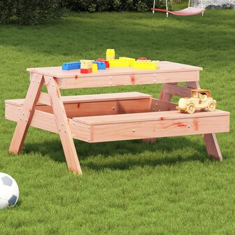 Picknicktafel voor kinderen 88x97x52 cm massief douglashout 1