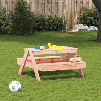 Picknicktafel voor kinderen 88x97x52 cm massief douglashout 3