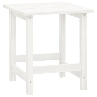 Tuinstoel Adirondack met tafel massief vurenhout wit 8