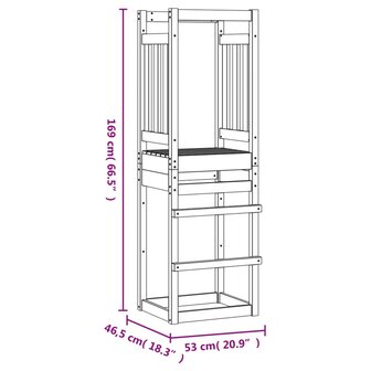  Speeltoren 53x46,5x169 cm massief douglashout 8