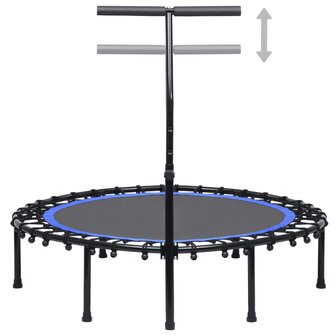 Fitnesstrampoline met handgreep 122 cm 2