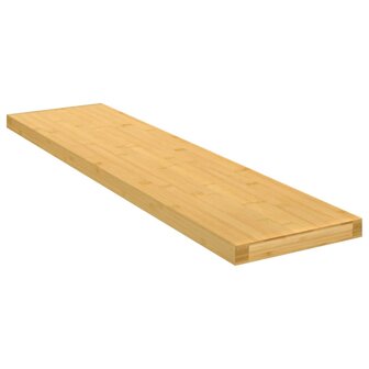 Wandschap 80x20x2,5 cm bamboe 1