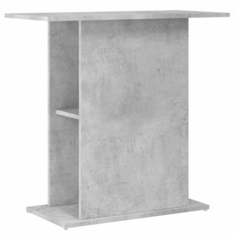 Aquariumstandaard 75x36x72,5 cm bewerkt hout betongrijs 2