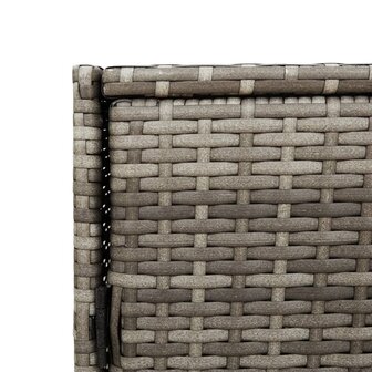 Tuinkast 83x45x76 cm poly rattan grijs 11