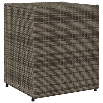 Tuinkast 55x59x69 cm poly rattan grijs 9