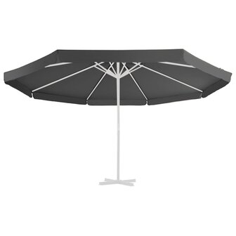 Vervangingsdoek voor parasol 500 cm antracietkleurig 2