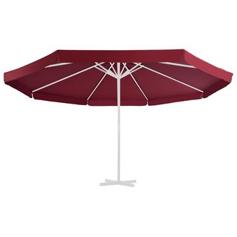 Vervangingsdoek voor parasol 500 cm bordeauxrood 2