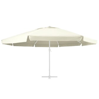 Vervangingsdoek voor parasol 600 cm zandkleurig 2