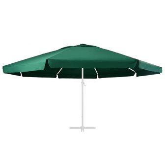 Vervangingsdoek voor parasol 600 cm groen 2