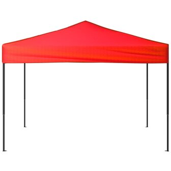 Partytent inklapbaar 3x3 m rood 3